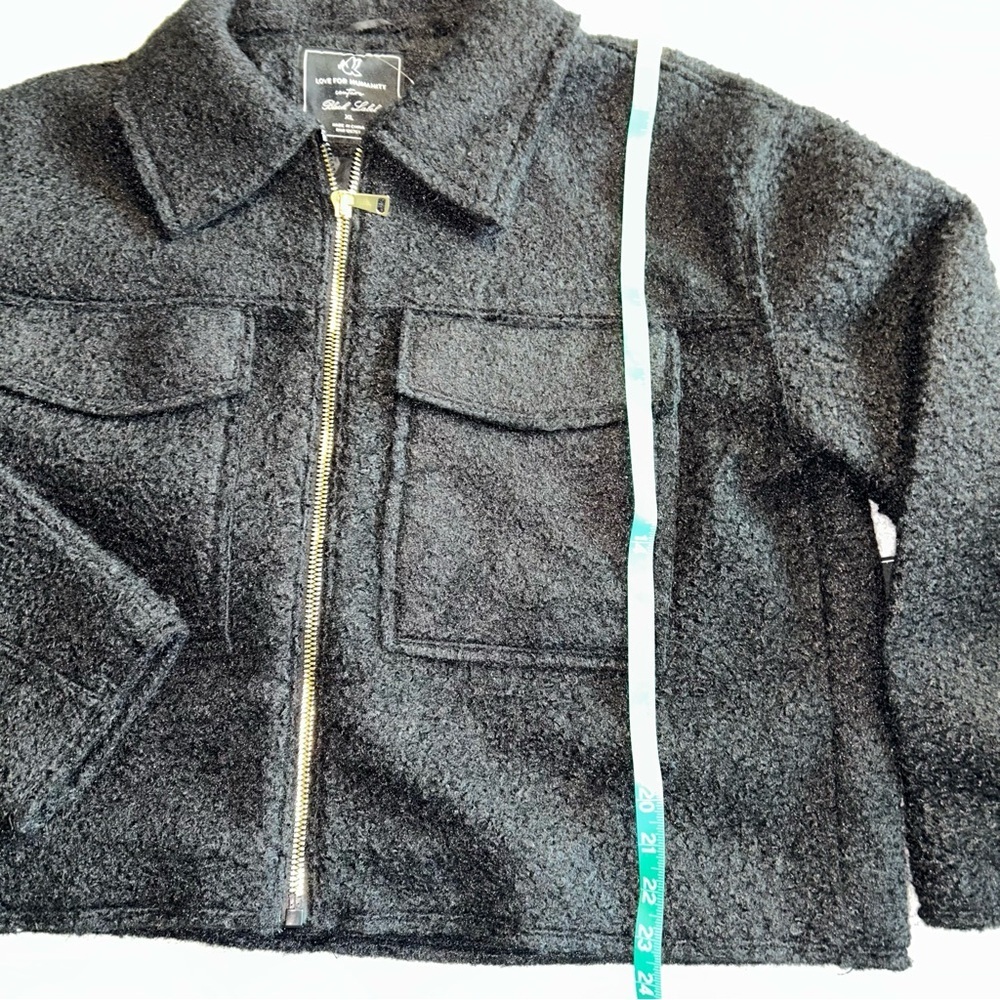 Sioni Women's Black Teddy Jacket - Picture 3 of 7